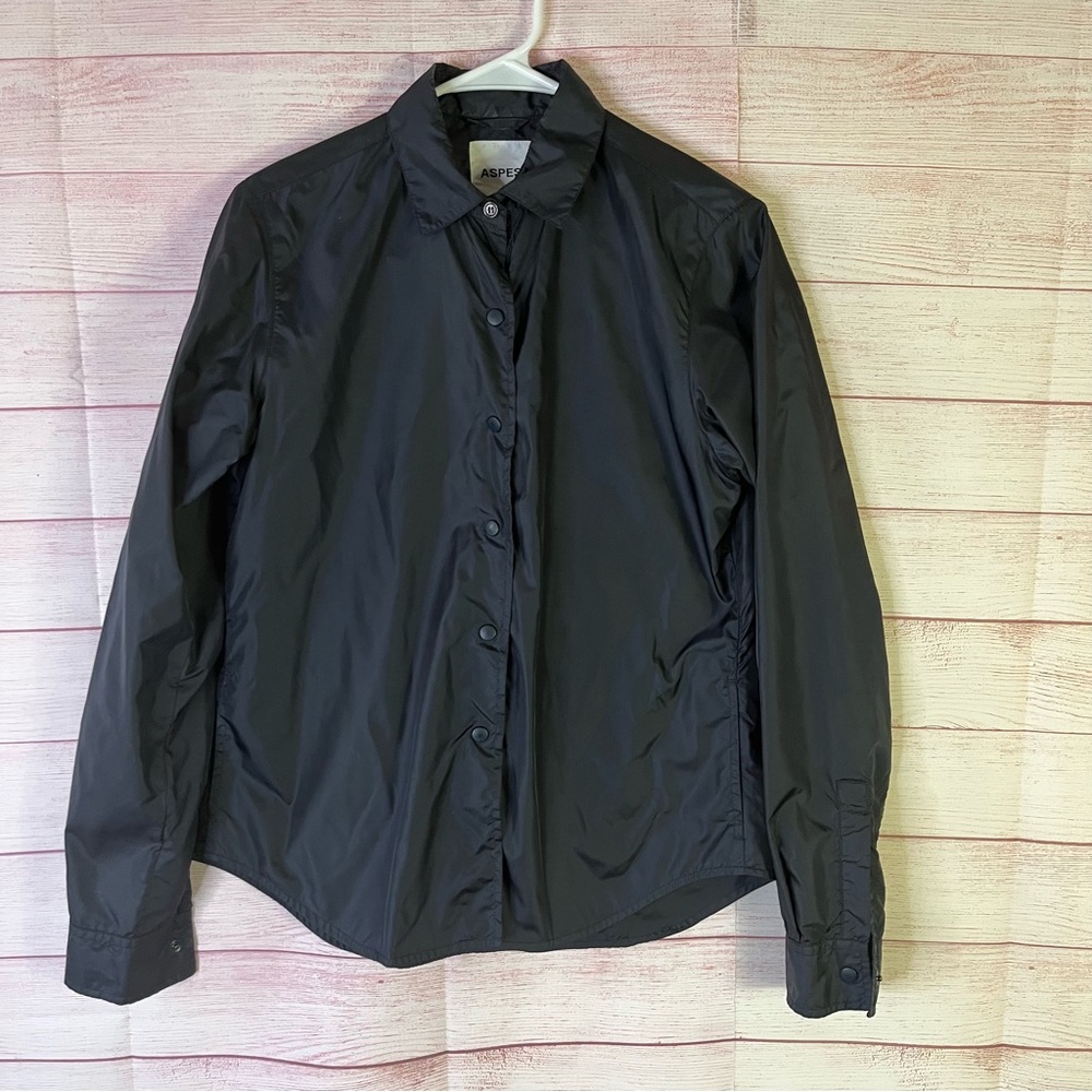 ASPESI‎ Long Sleeves Nylon Shirt Jacket Size Small